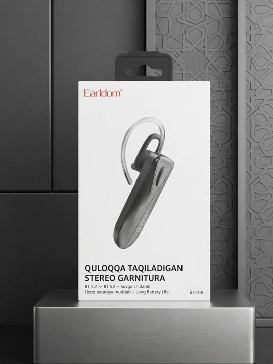 Borofone BC20 Bluetooth simsiz garnitura, mikrofonli mono quloqchin