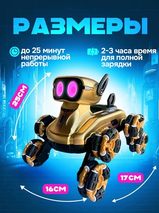 Умная робот-собака, на радиоуправлении