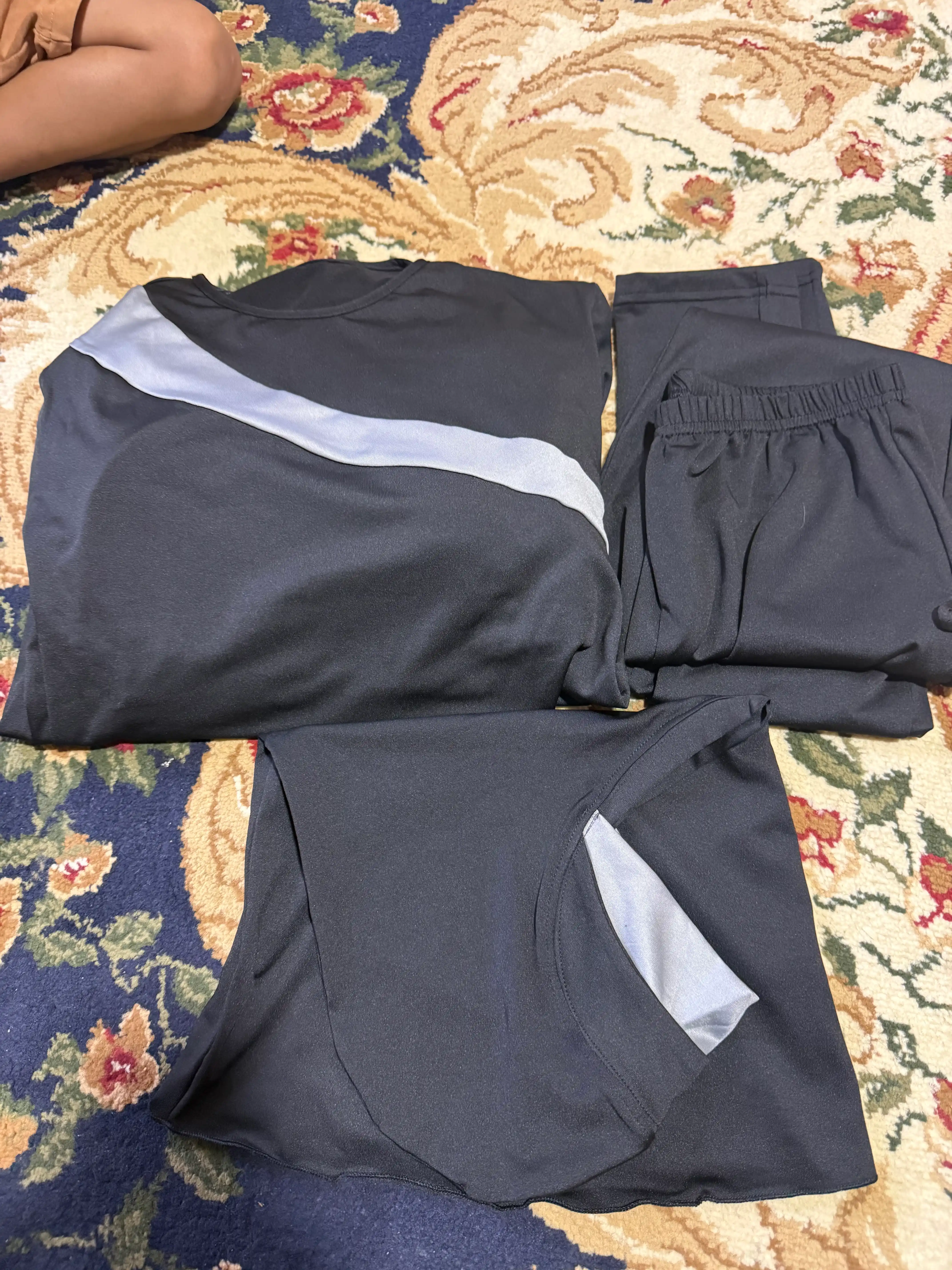 Ayollar uchun cho'milish kiyimi, yopiq, muslimalar uchun, burkini