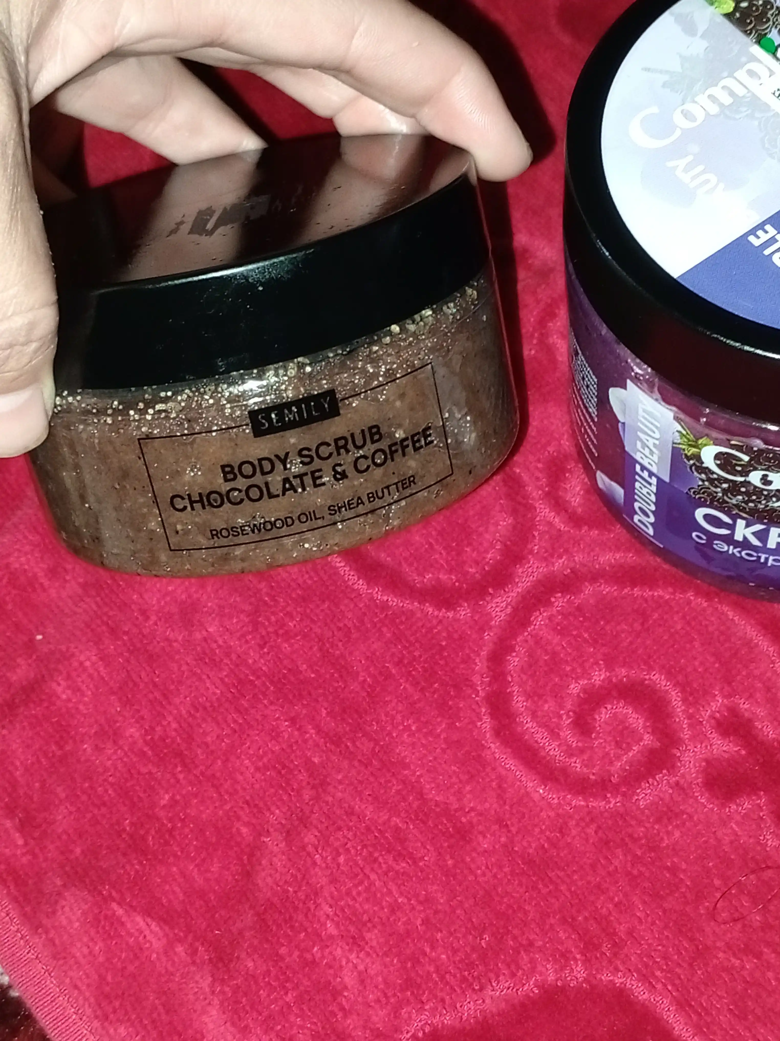 Скраб для тела SEMILY увлажняющий body scrub пилинг для тела 300 мл манго,шоколад,кокос