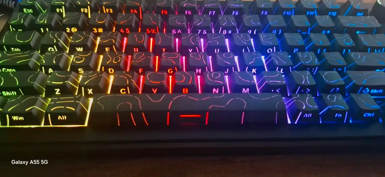 AJAZZ AK820 Max HE RGB simli mexanik klaviatura, magnit switch, gaming va ofis kompyuterga