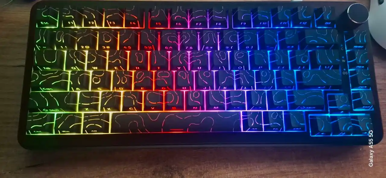 AJAZZ AK820 Max HE RGB simli mexanik klaviatura, magnit switch, gaming va ofis kompyuterga