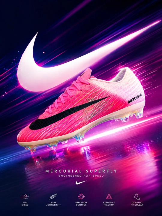 Бутсы, футбольные бутсы, Nike Mercurial, Mercurial Superfly, бутсы Nike, футбольная обувь - 