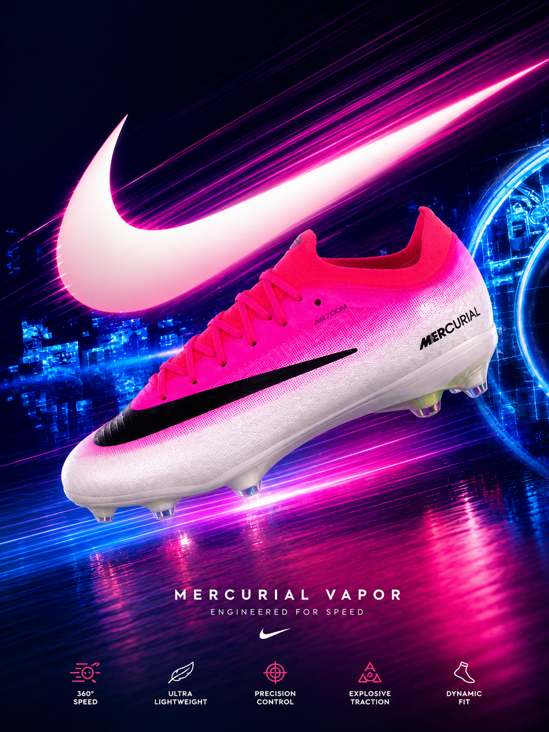 Бутсы, футбольные бутсы, Nike Mercurial, Mercurial Superfly, бутсы Nike, футбольная обувь - 