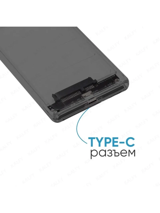 HDD SSD qutisi, 2.5 dyuymli SATA Type-C,  tashqi qattiq disk korpusi, USB3.1