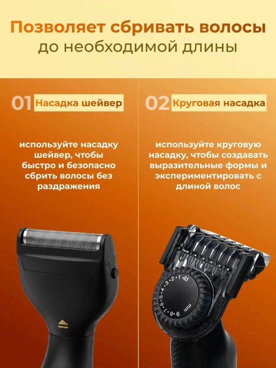 Soqol va tana uchun professional trimmer v 017, vgr v 361, vgr v 360