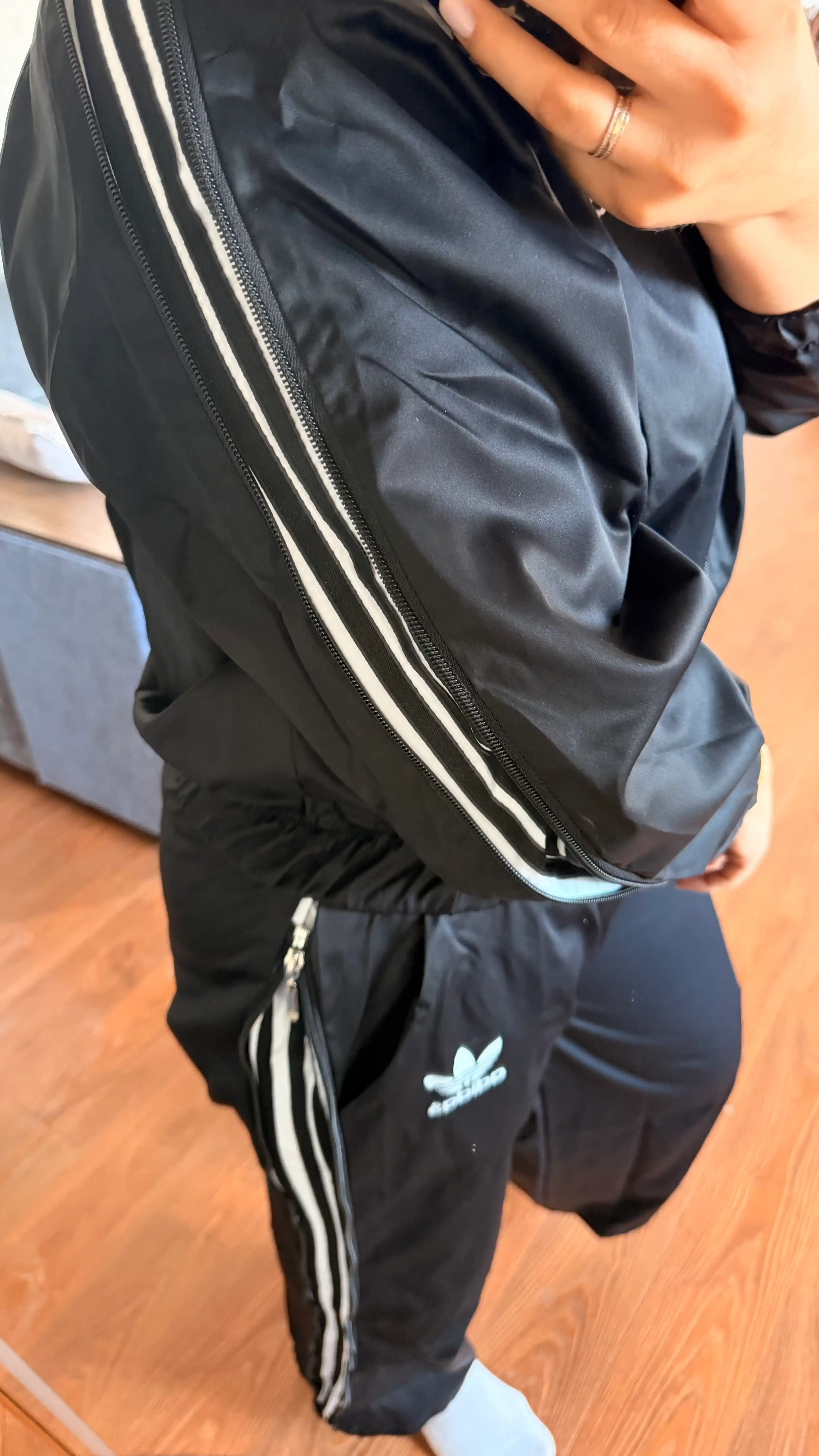 Ayollar dvoykasi oversize, sport kostyum shim ayollar uchun