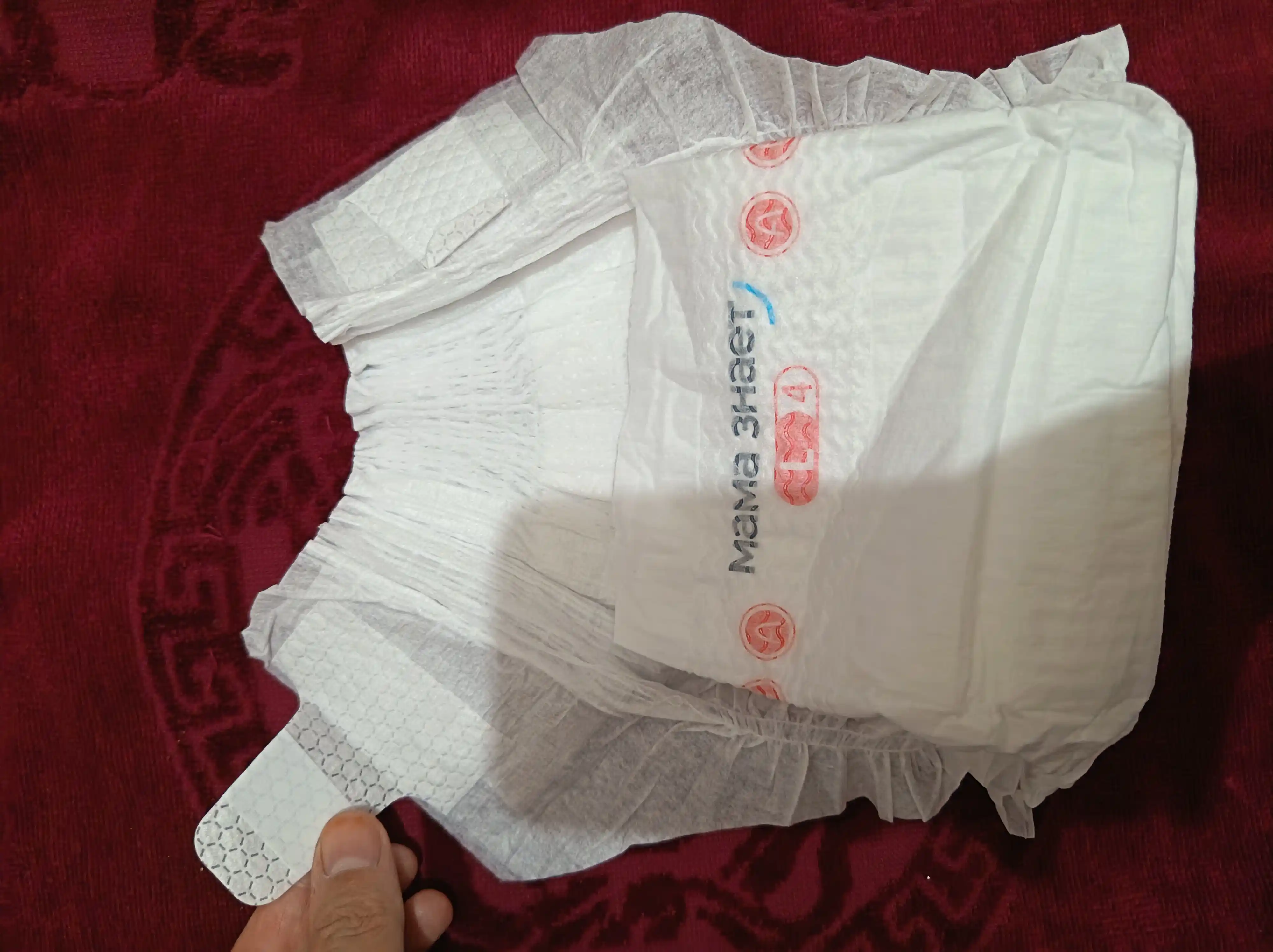 Подгузники Мама Знает для детей гипоаллергенные, NB, S, M, L, XL, XXL