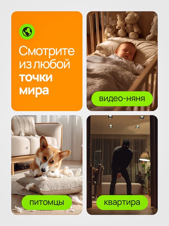 Мини WiFi Камеры для дома и для собственной безопасности