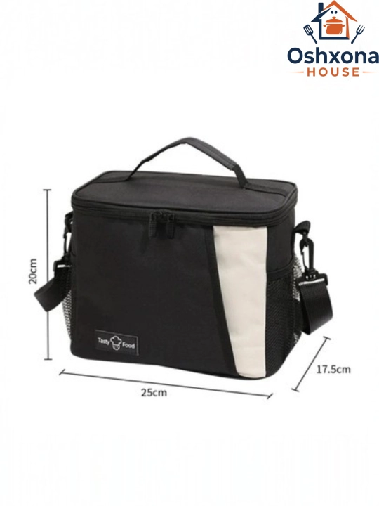 Сумка для обеда, термосумка Lunch Bag, изотермическая, для еды, с удобной ручкой