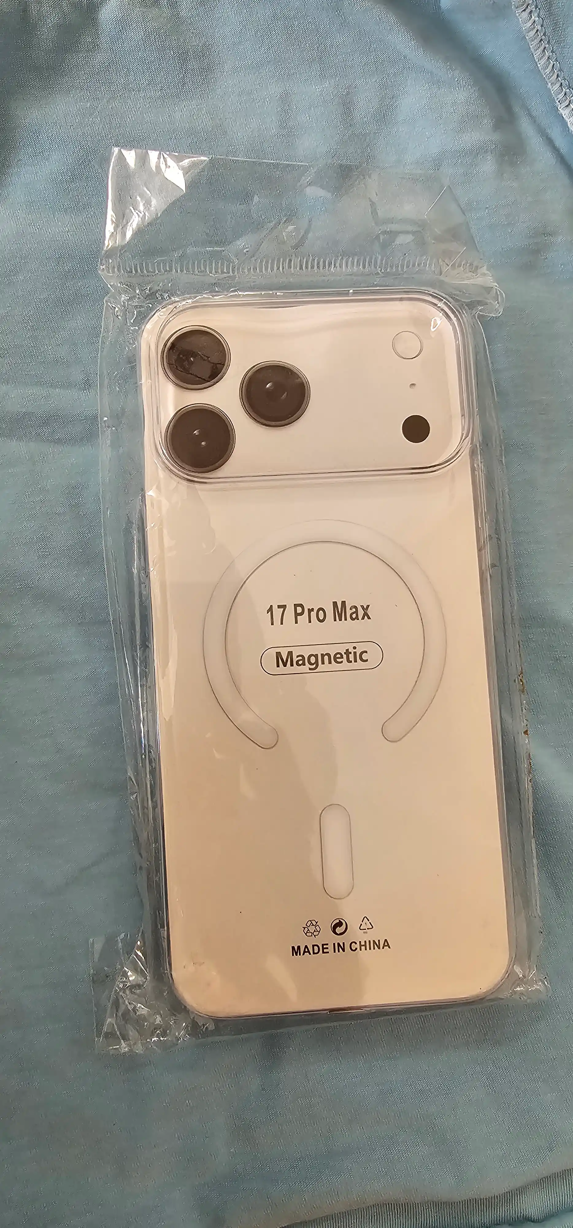 IPhone 17, 16, 15, 14, 13, 12, 11 Pro Max, Pro, Air MagSafe uchun shaffof g‘ilof