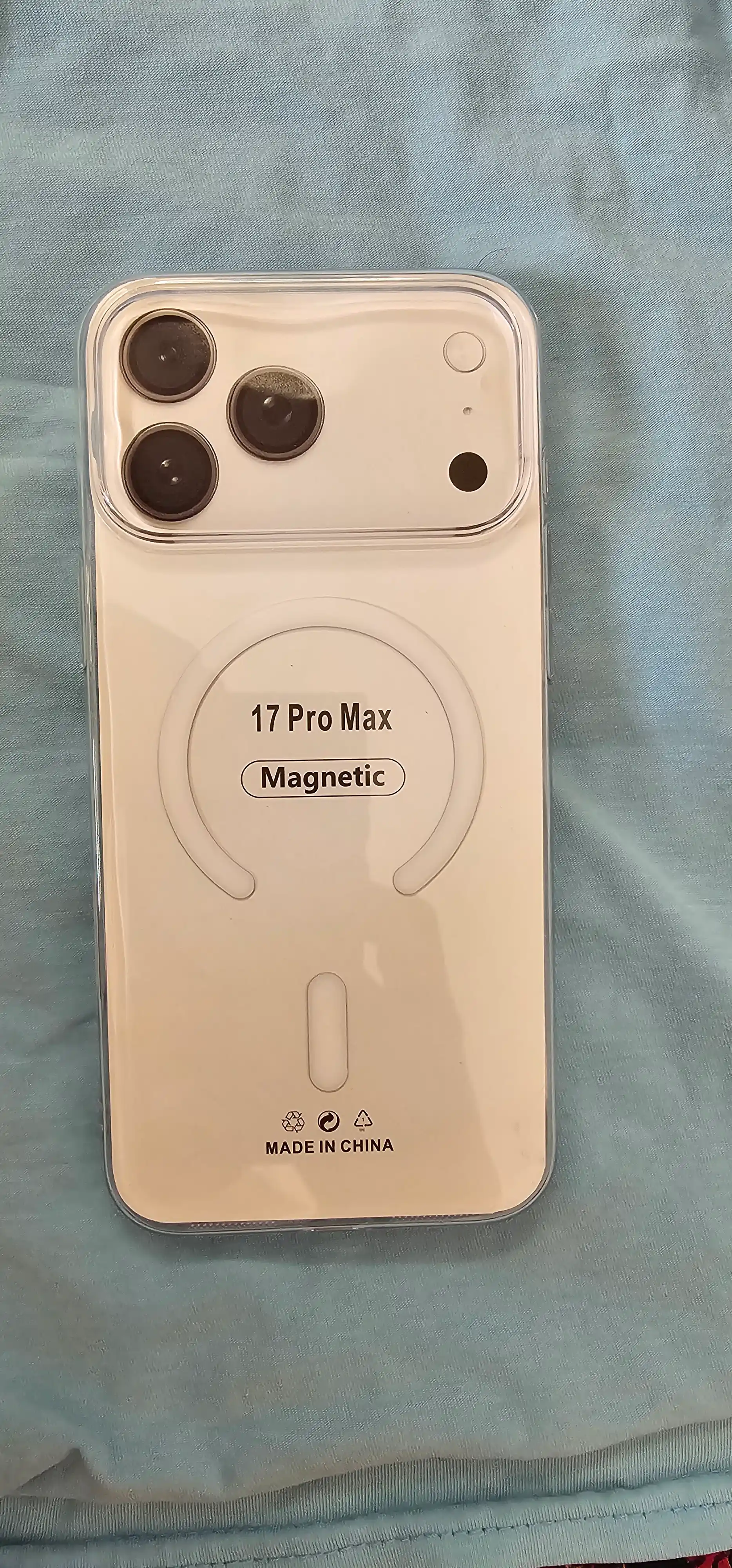 IPhone 17, 16, 15, 14, 13, 12, 11 Pro Max, Pro, Air MagSafe uchun shaffof g‘ilof