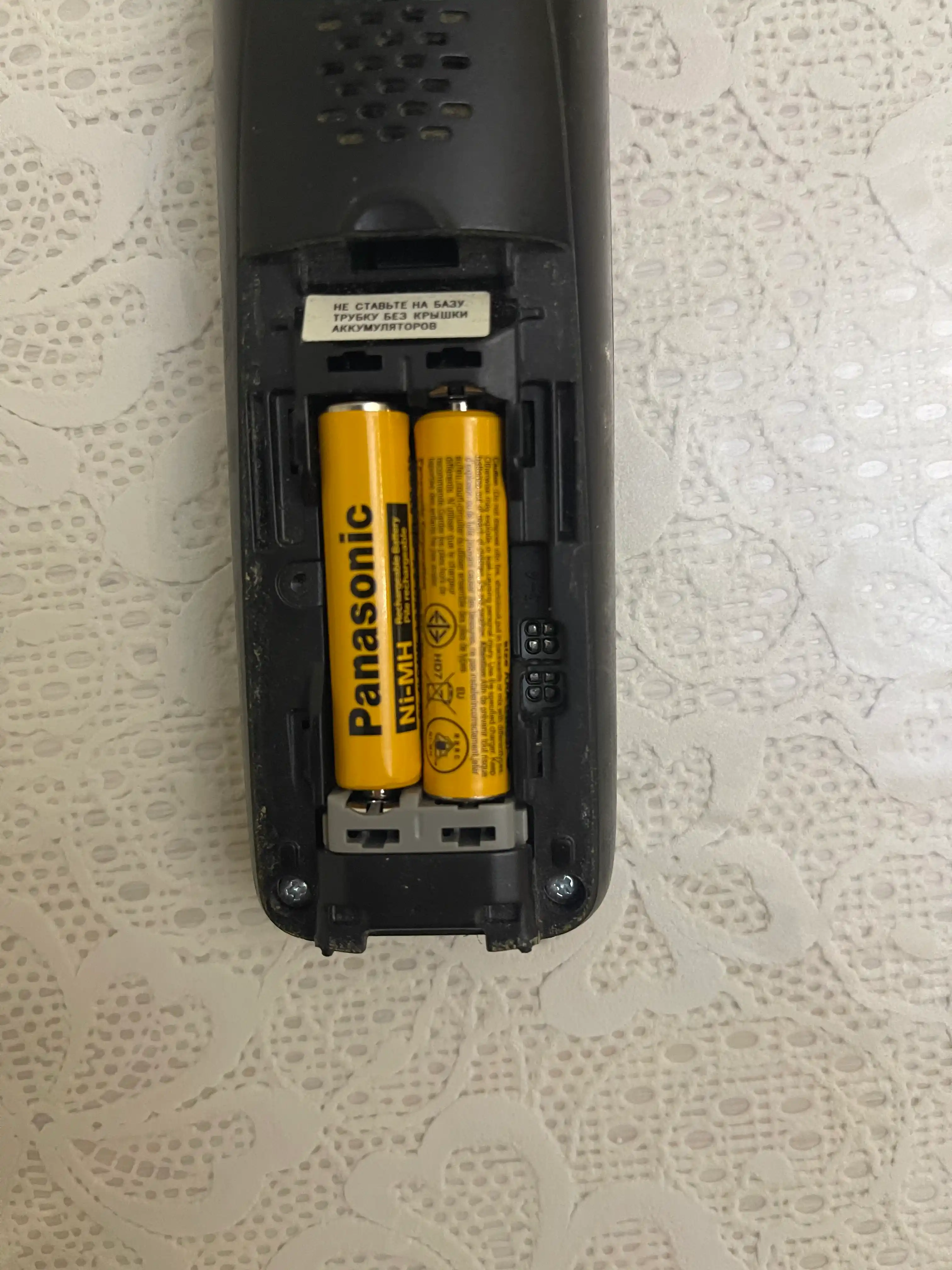 Panasonic AAA radiotelefon batareyasi, uy telefoni uchun batareyalar, 2 dona