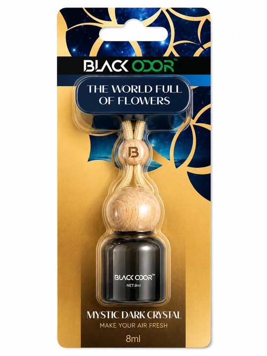 Автомобильный ароматизатор Black Odor подвесной 8 мл - 