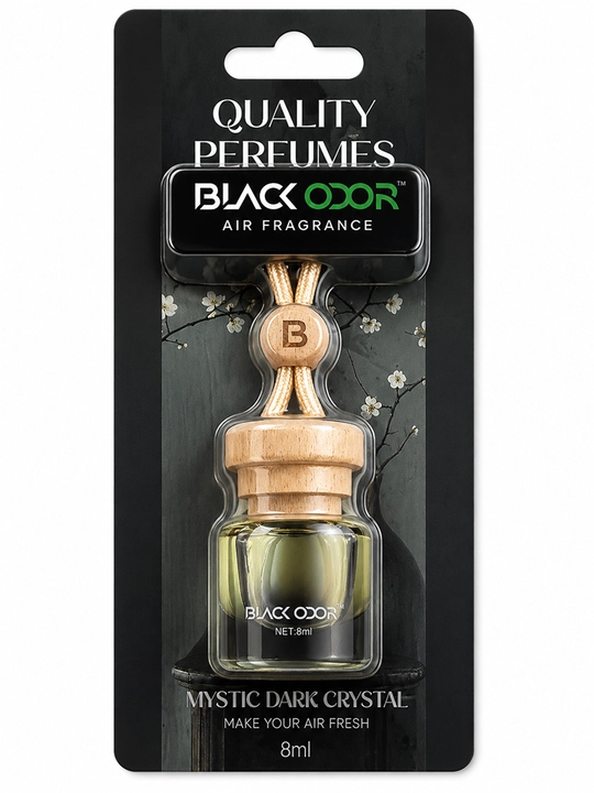 Автомобильный ароматизатор Black Odor подвесной 8 мл - 