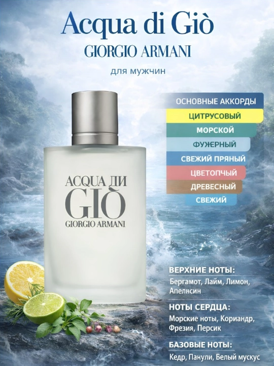 Giorgio Armani Aqua Di Gio Homme аромат для мужчин - 