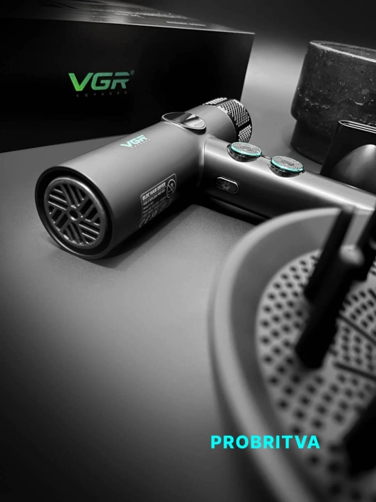Professional VGR V-401 feni, 110 000 ayl/min, 3 ta nasadka, raqamli displey