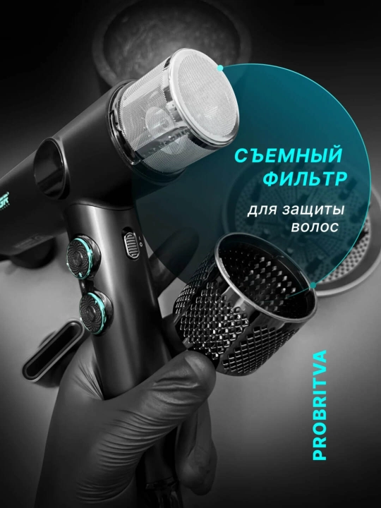 Professional VGR V-401 feni, 110 000 ayl/min, 3 ta nasadka, raqamli displey