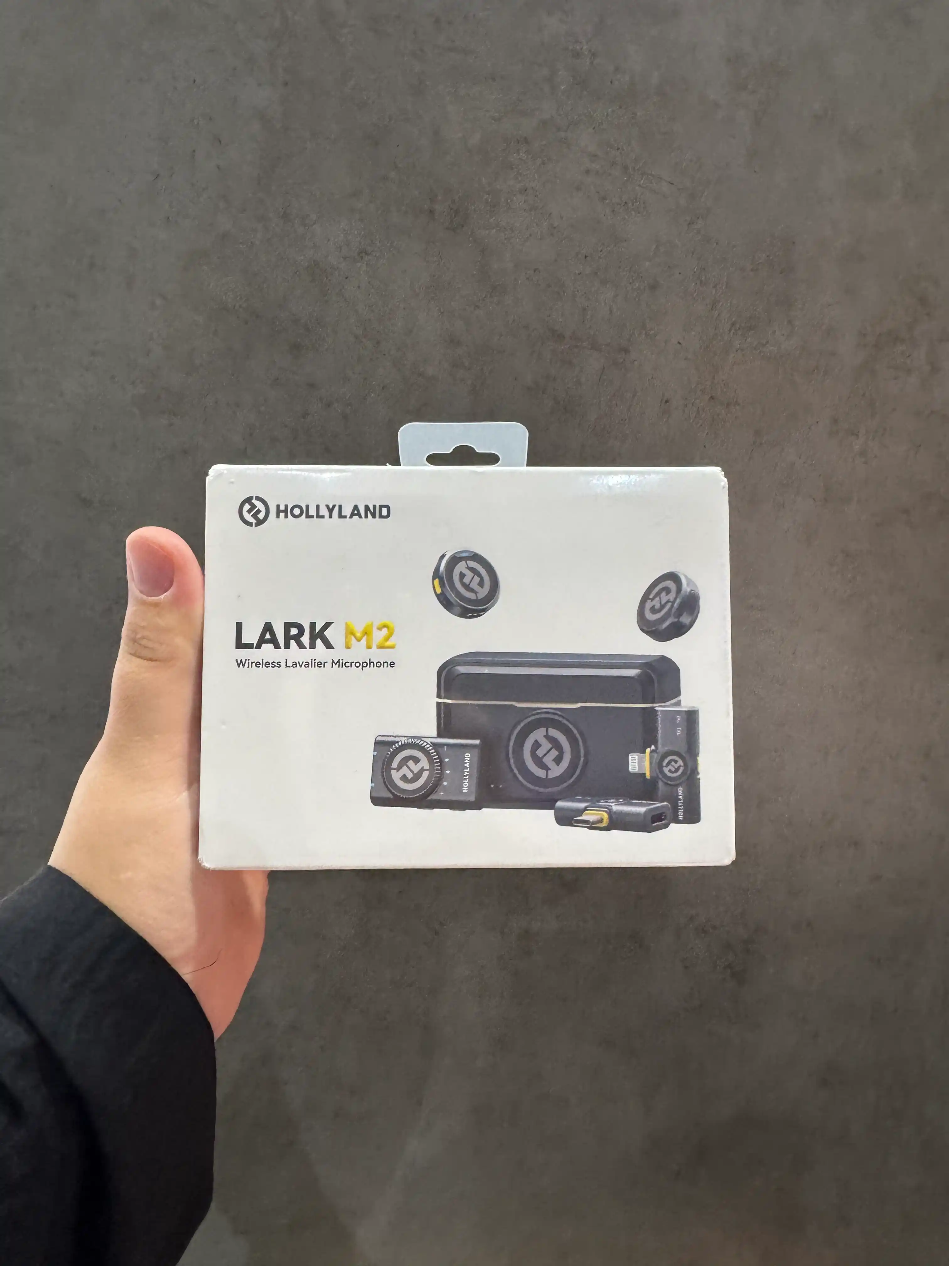 Simsiz mikrofon Hollyland Lark M2 Mini Combo TYPE-C iPhone va Android uchun, 40 soat