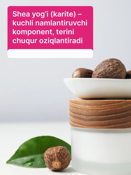 ZODIAC shi moyi bilan yuz va tana uchun namlantiruvchi krem, shea butter, gialuron kislota