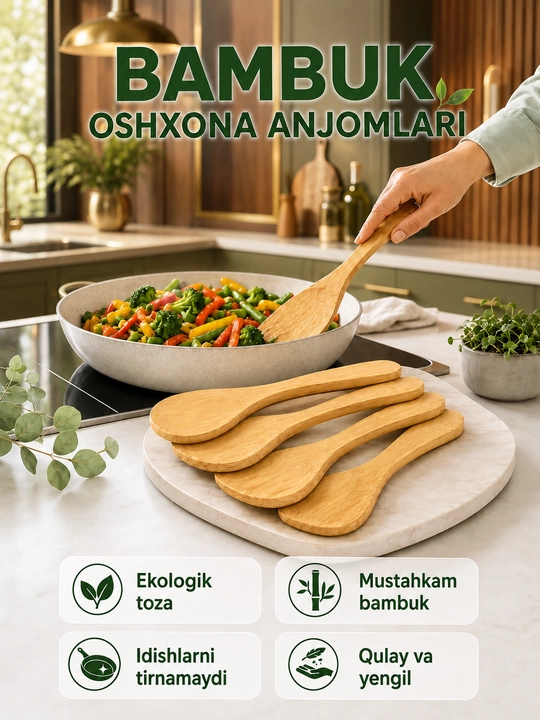 Yog‘och qoshiq, ekologik toza