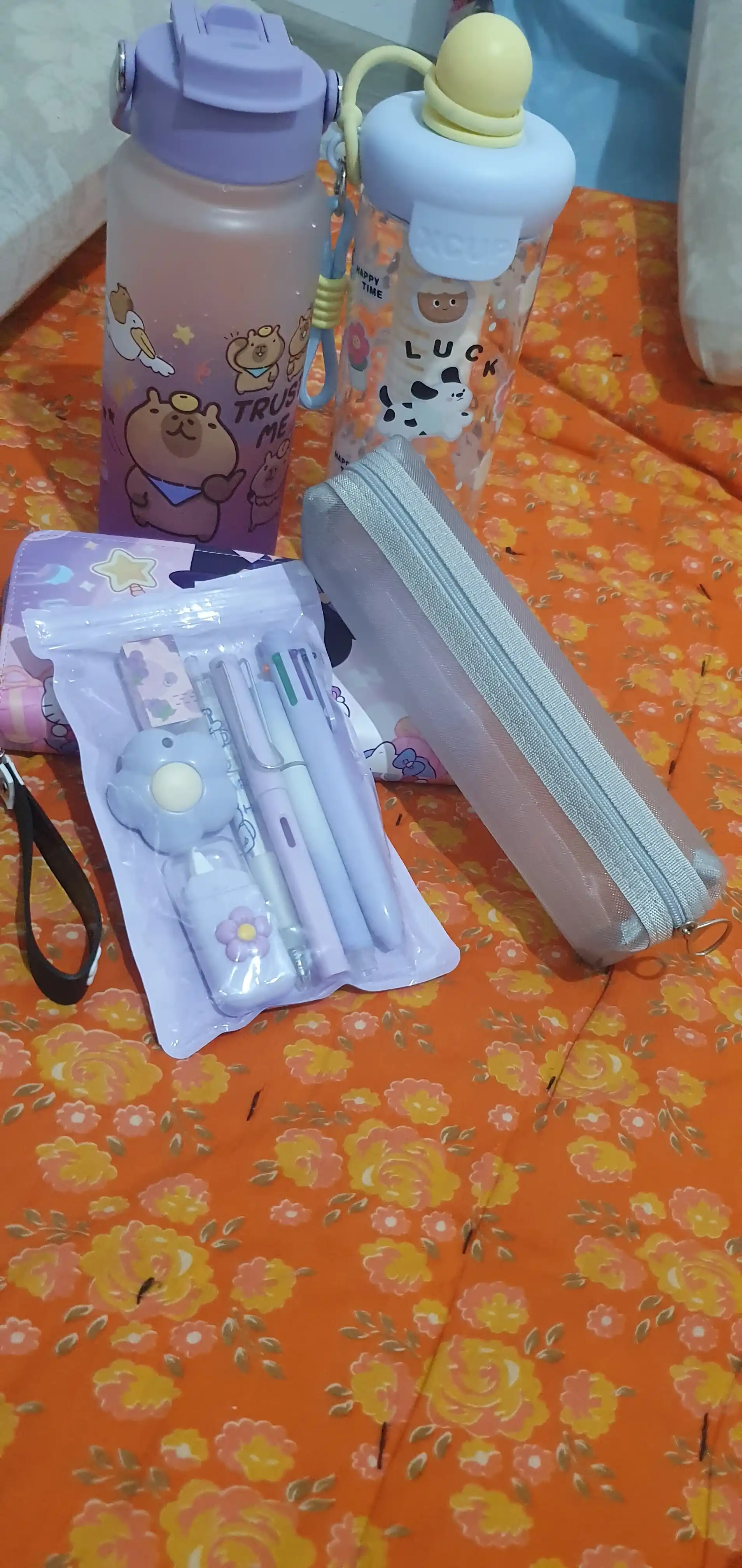 Qalam qutisi, kosmetik sumka, qalam uchun penallar o'g'il va qiz bolalar uchun