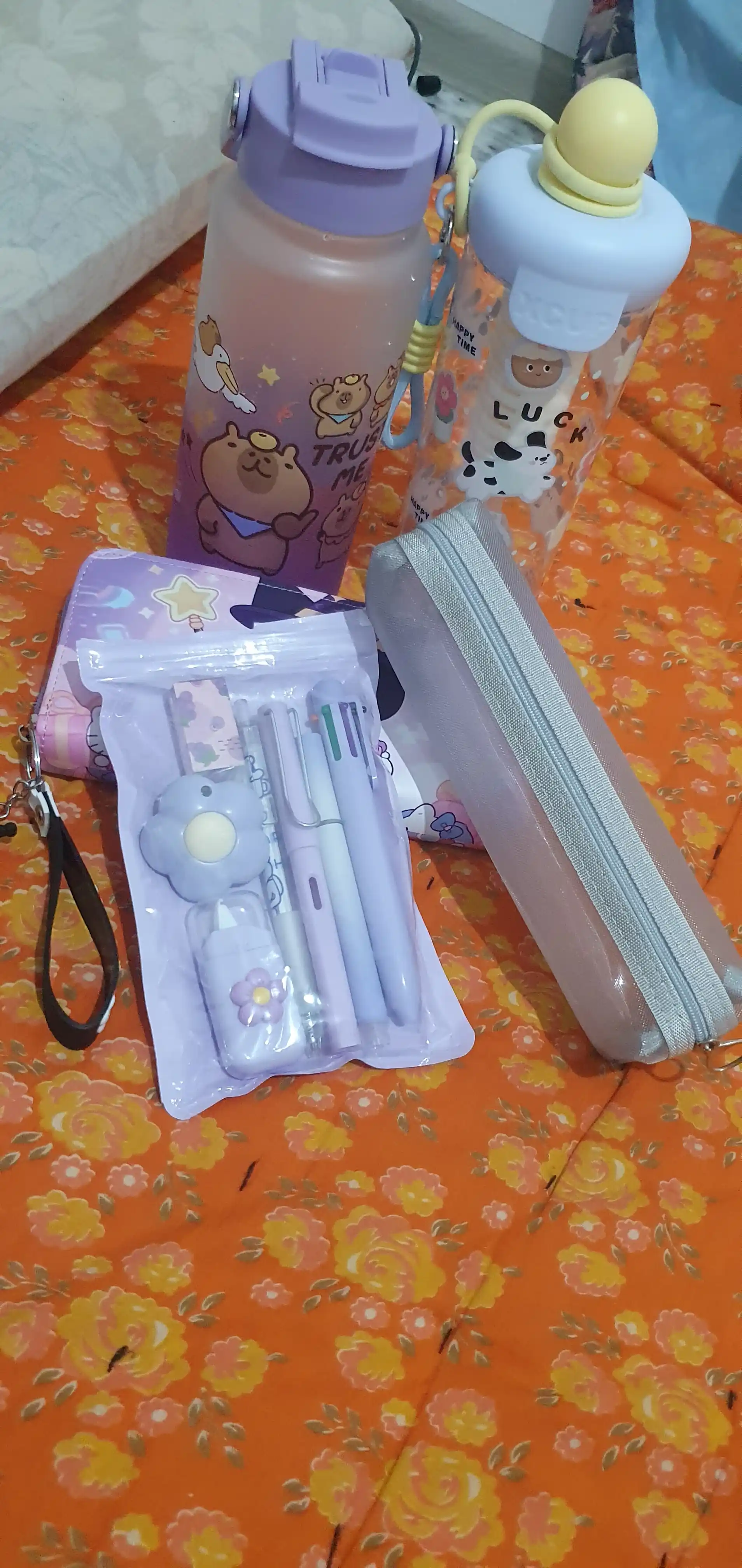 Qalam qutisi, kosmetik sumka, qalam uchun penallar o'g'il va qiz bolalar uchun