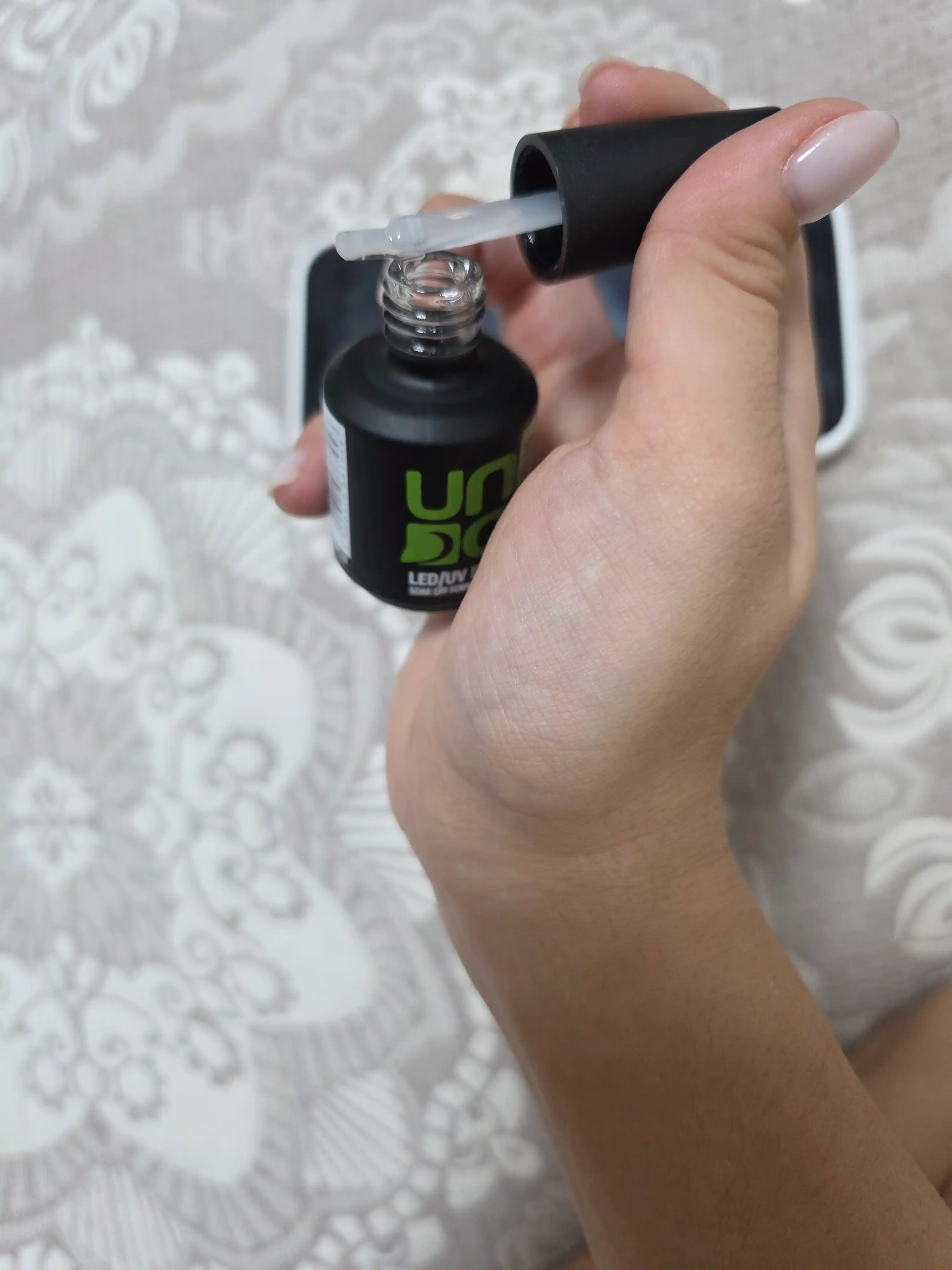 Baza, tirnoqlar uchun baza qoplami Uno Rubber, 15 ml