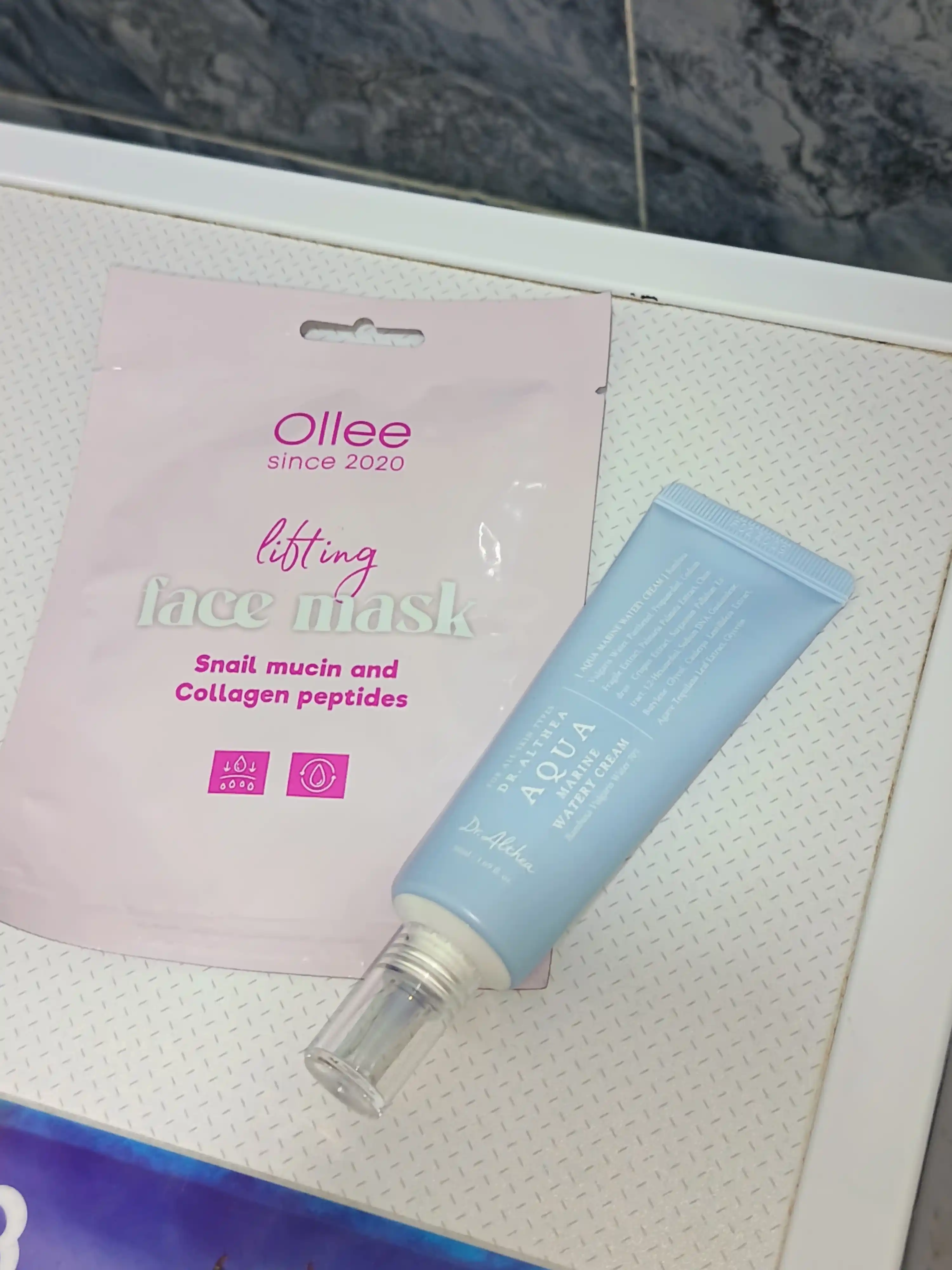 OLLEE тканевые маски для лица, увлажнение, лифтинг, осветление, collagen maska