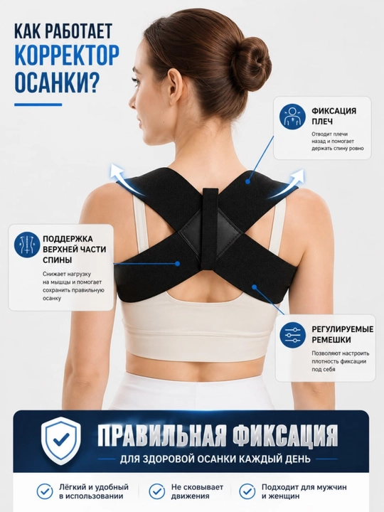 Корсет женский и мужской, корректирующий, ортопедический