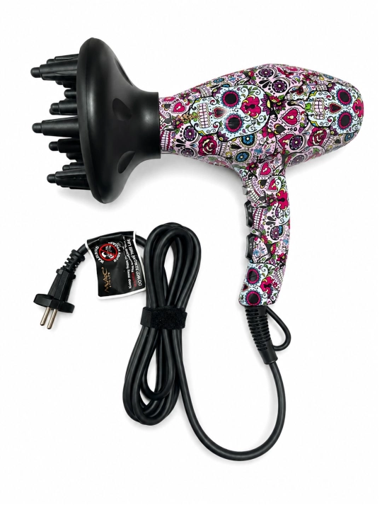 Professional fen soch quritgich MAC, quritish va turmaklash uchun, 2600W