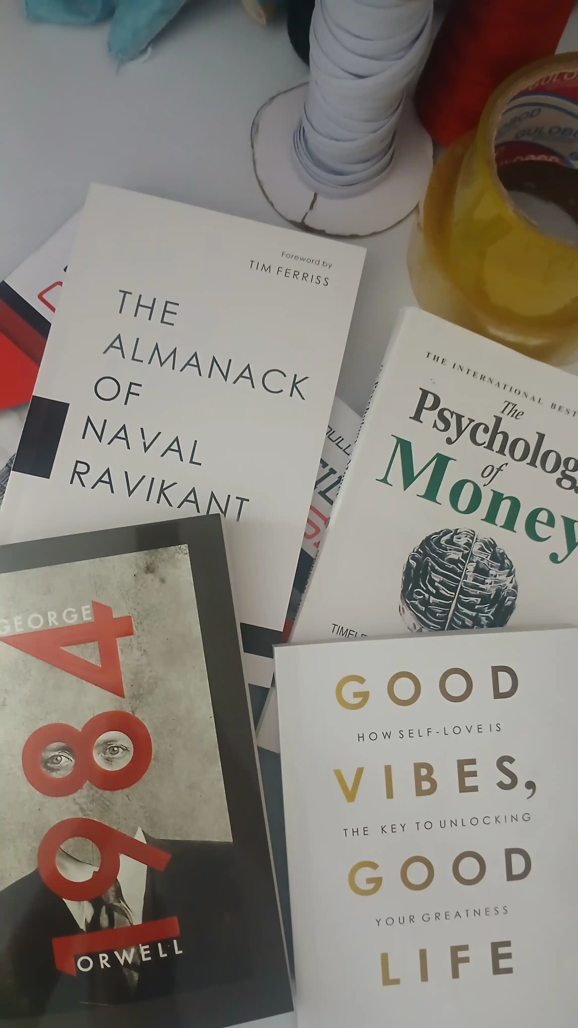 Atomic habits — Animal farm — Good Vibes, Good Life — 1984