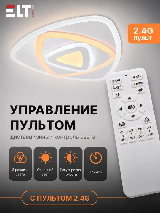 Iris SmartLight 88W 2.4G shift yoritgichi, D500, pult bilan