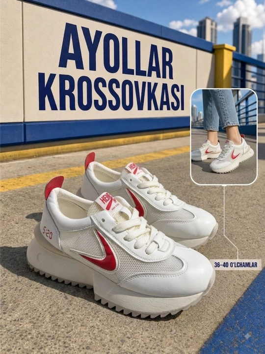 Ayollar uchun yumshoq kundalik krossovkalar, sport va sayr uchun qulay snikerlar - 