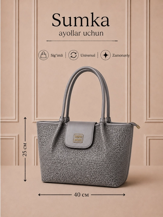 Klassik ayollar sumkasi yelkaga osib taqiladigan (Crossbody), kundalik foydalanish, Ixcham - 