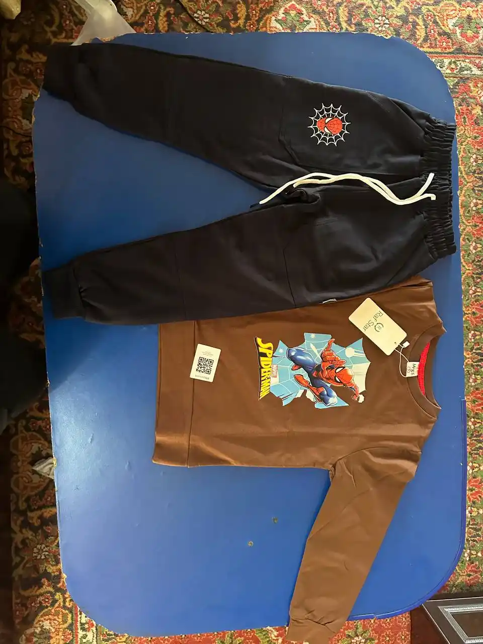 Qalin kuzgi kiyimlar, bolalar kiyimi, sport kostyumi ikkilik, o'g'il bolalar uchun