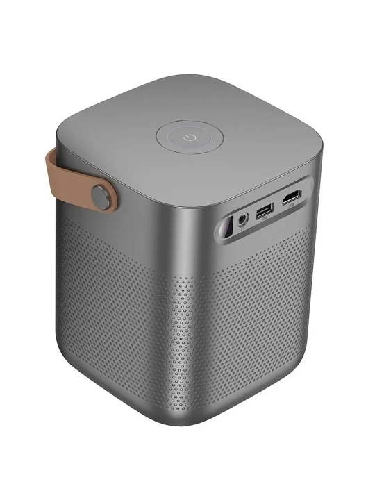 HOCO DT4 – portativ HD 720P proyektor, Android 13, Wi-Fi, Bluetooth 5.1, kulrang