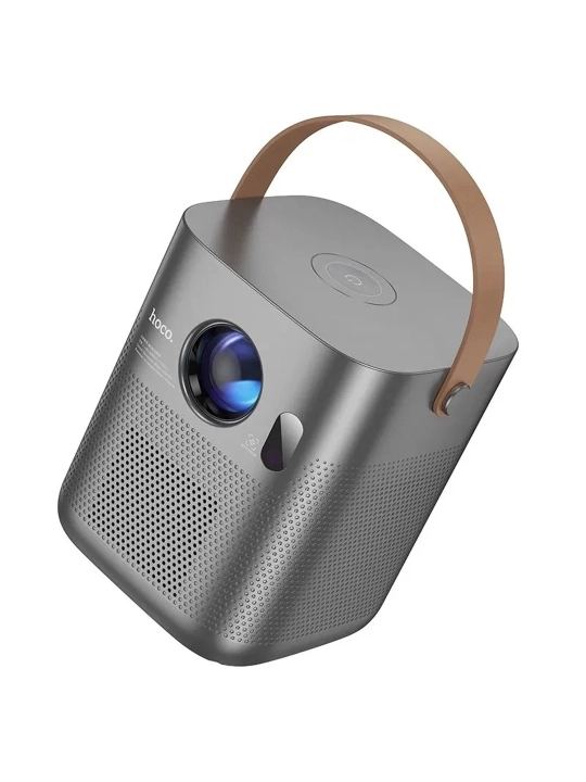 HOCO DT4 – portativ HD 720P proyektor, Android 13, Wi-Fi, Bluetooth 5.1, kulrang