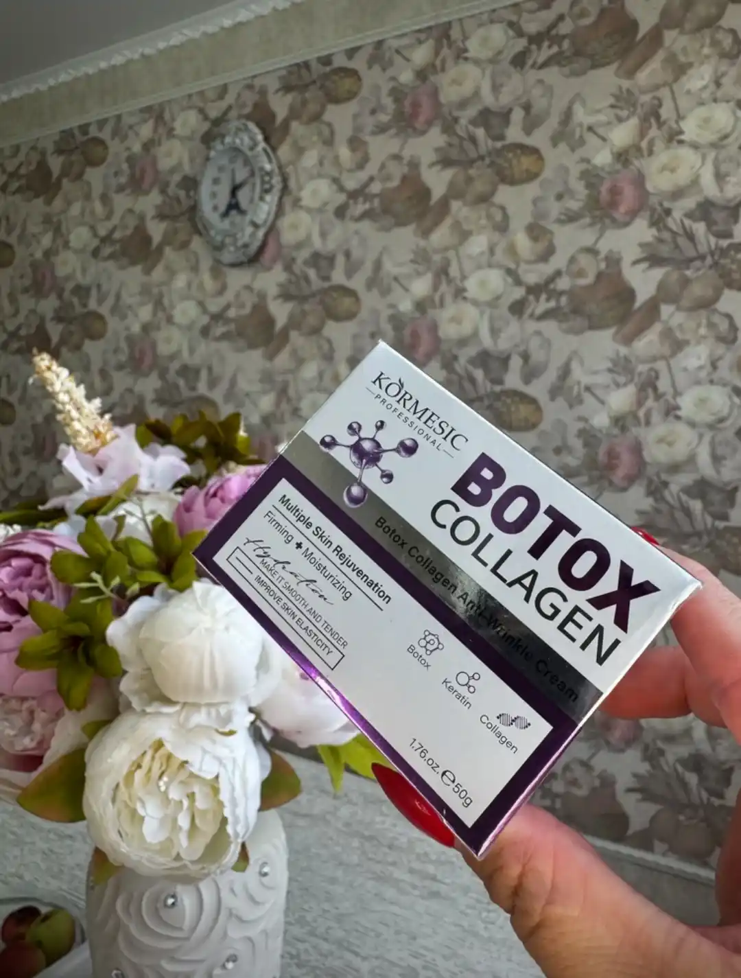 Крем для лица с коллагеном и ботокс эффектом, антивозрастной уход 50 г