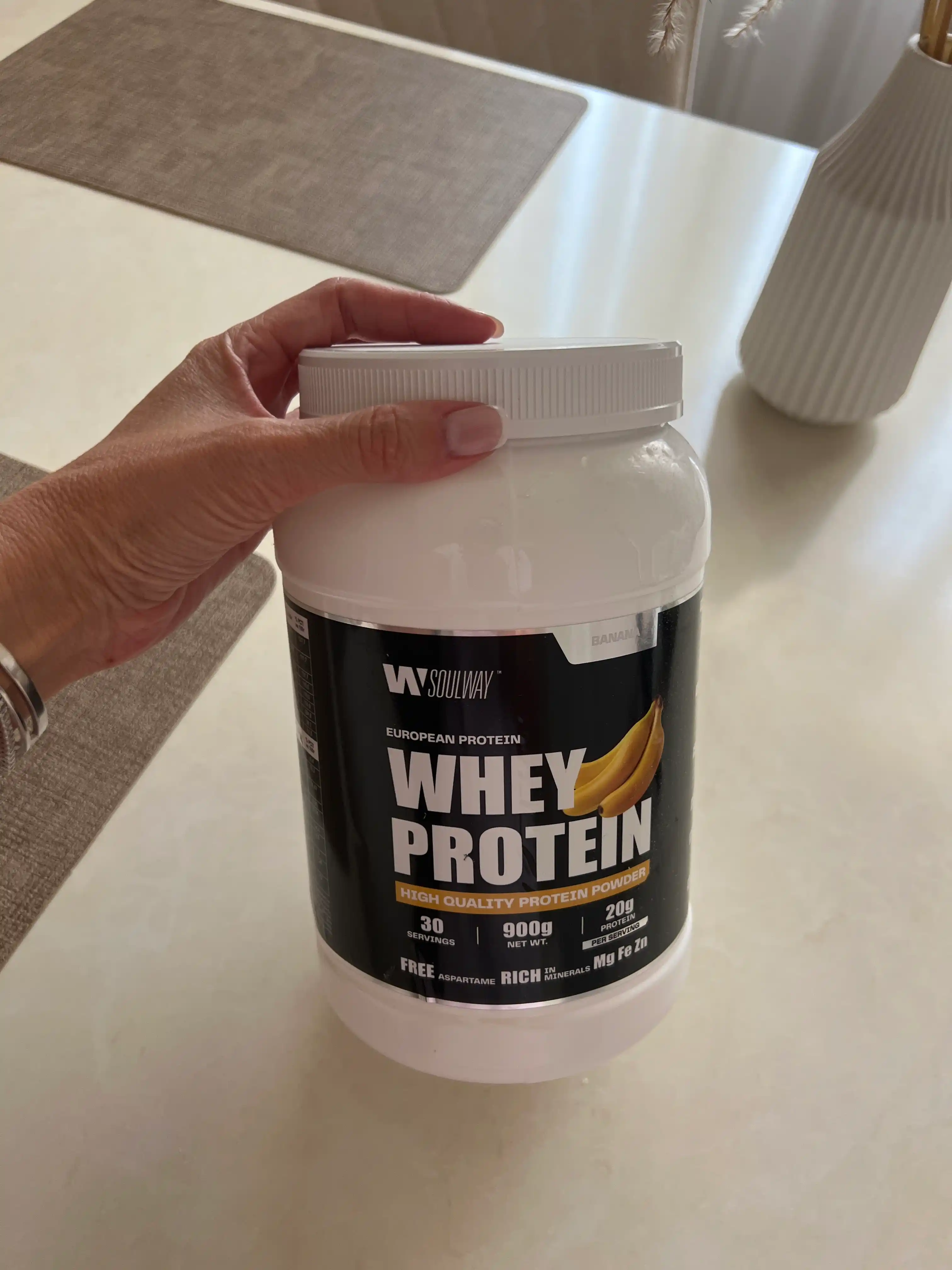 Protein Whey zardobli, Soul Way, Halal, ozish uchun sport ozuqasi