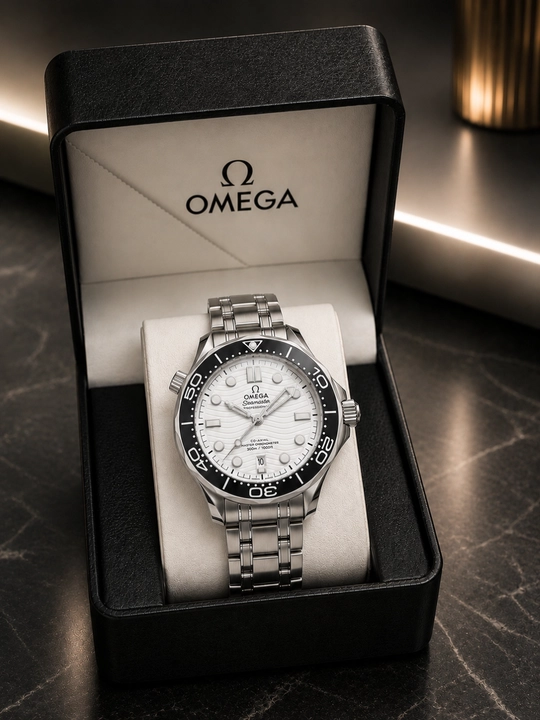 Premium uslubdagi erkaklar qo‘l soati omega