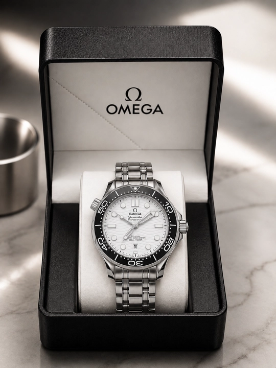 Premium uslubdagi erkaklar qo‘l soati omega