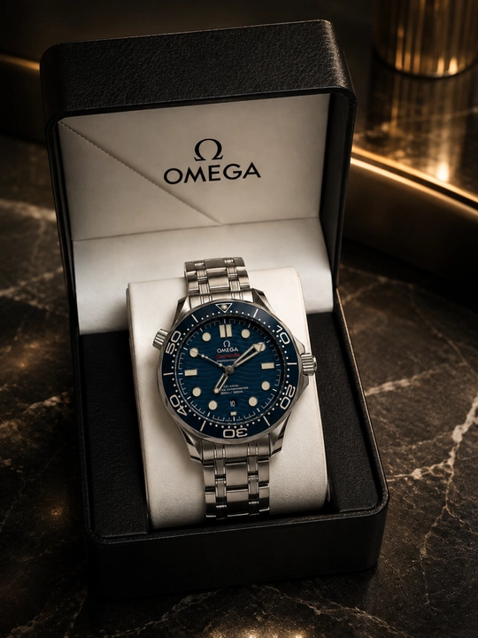 Premium uslubdagi erkaklar qo‘l soati omega