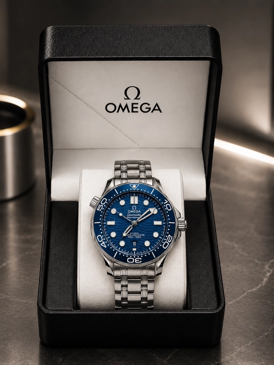 Premium uslubdagi erkaklar qo‘l soati omega