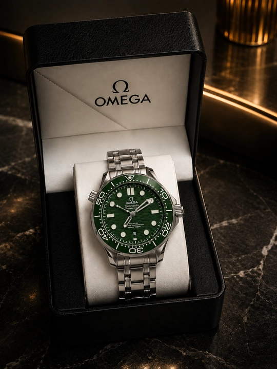 Premium uslubdagi erkaklar qo‘l soati omega