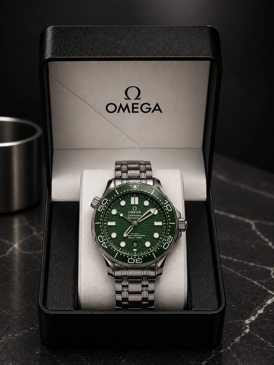 Premium uslubdagi erkaklar qo‘l soati omega