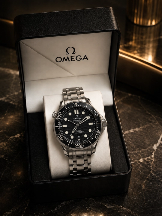 Premium uslubdagi erkaklar qo‘l soati omega