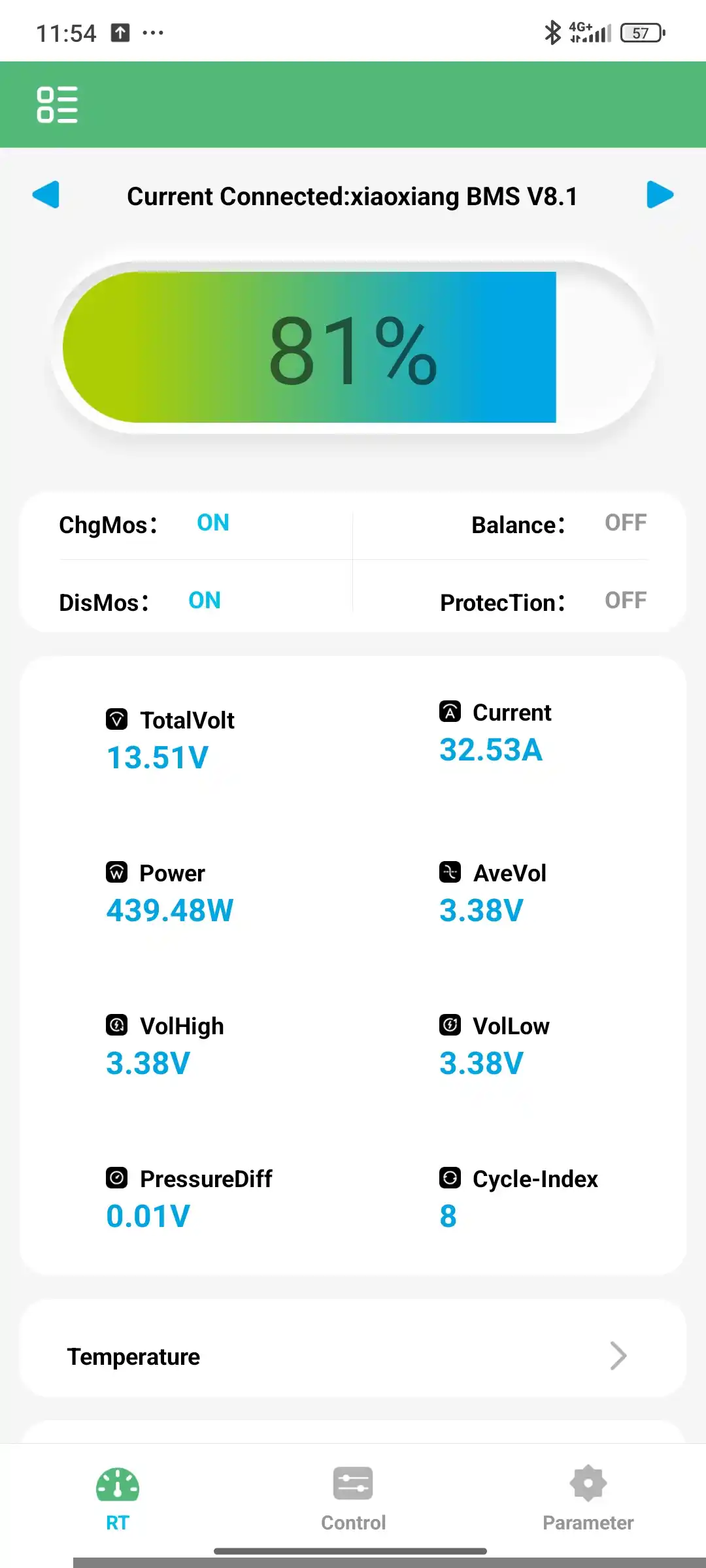 Аккумулятор MUST, LiFePO4, 12.8V, 100AH c функцией Bluetooh