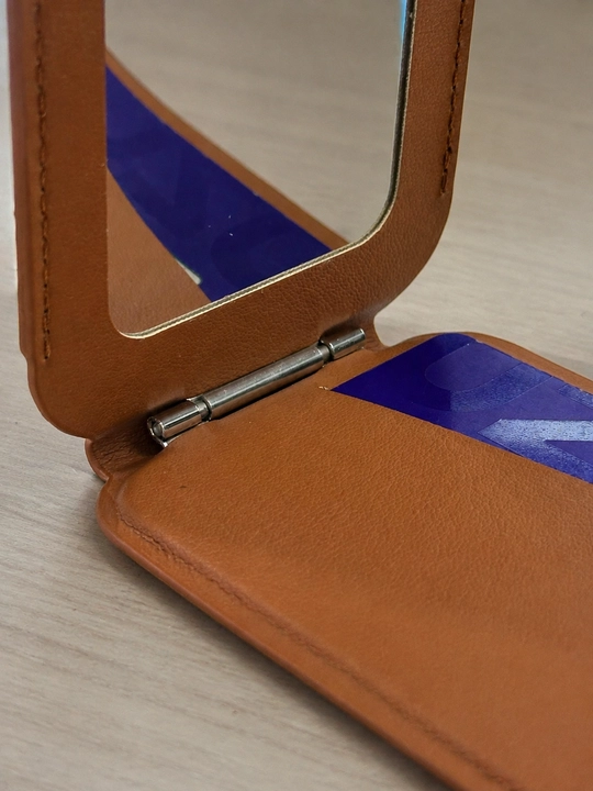 IPhone uchun magnitli karta hamyon, telefon stendi, oynali eko charm g‘ilof