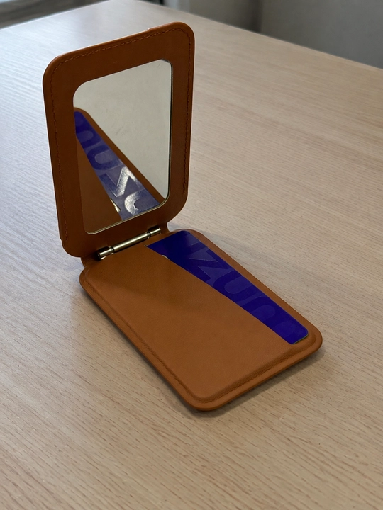 IPhone uchun magnitli karta hamyon, telefon stendi, oynali eko charm g‘ilof